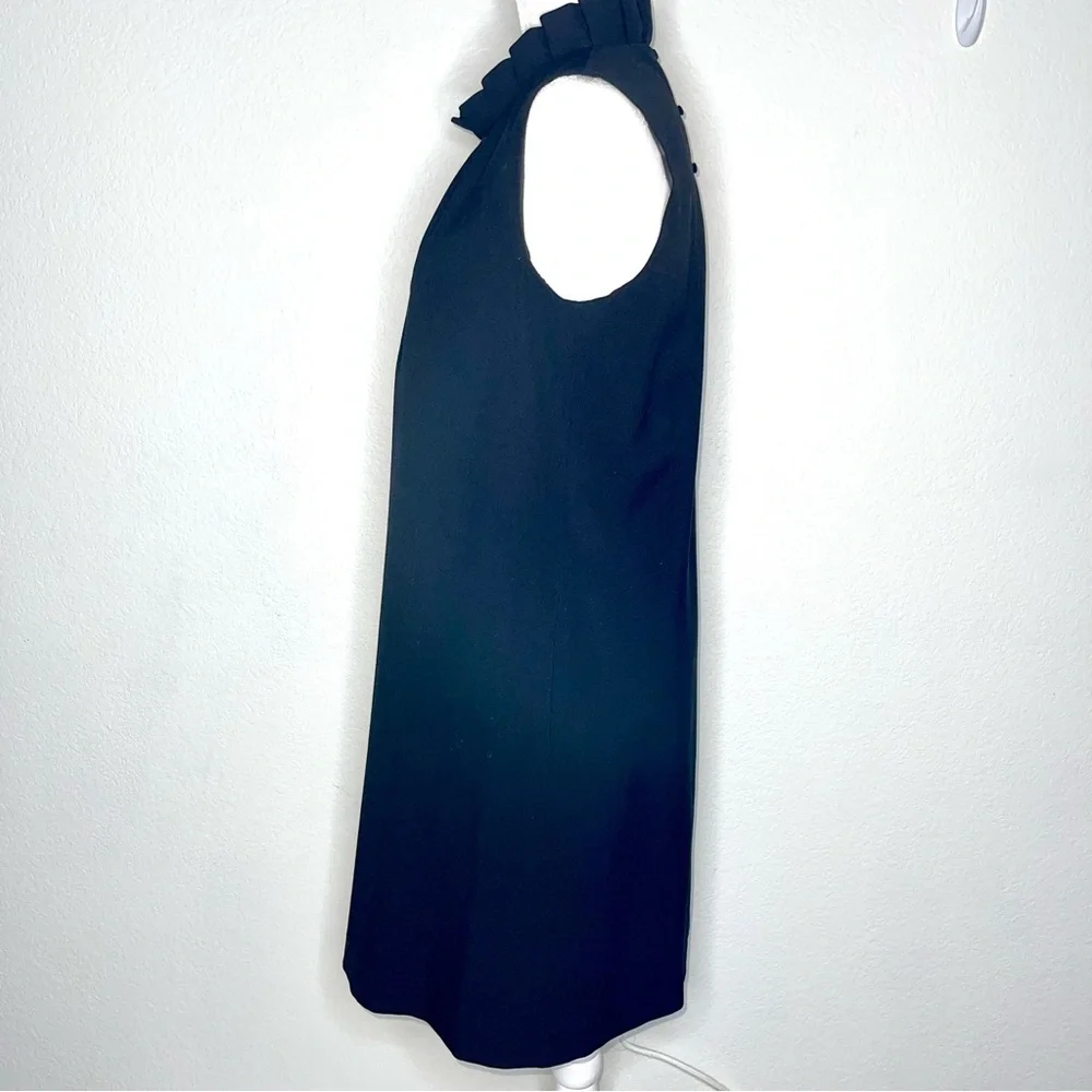 CALVIN KLEIN Black Dress sleeveless high neckline and button back - Picture 6 of 16